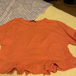 Zara orange top